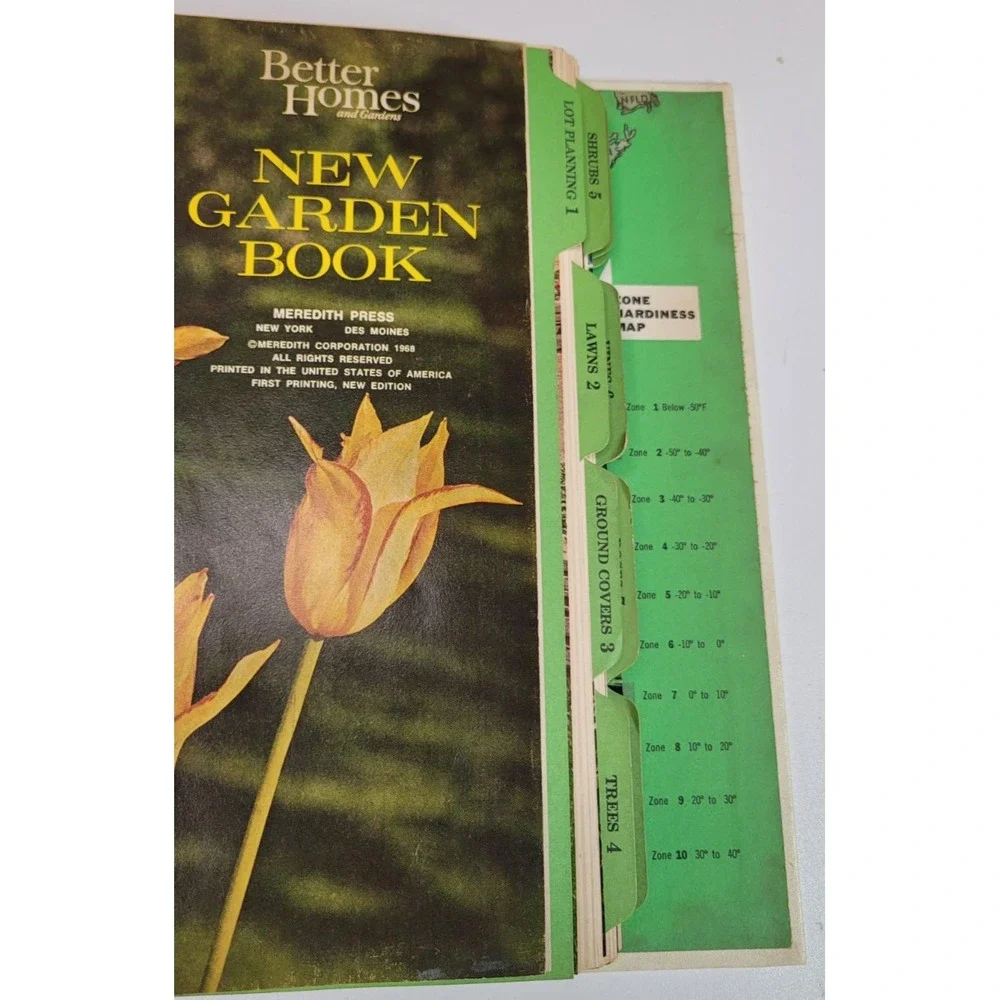 Vintage Better Homes & Gardens New Garden Book Ring Binder Edition 1960s-70s